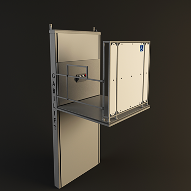 Gabilift Disabled Elevator: Easy Access Solution 3D model image 1 