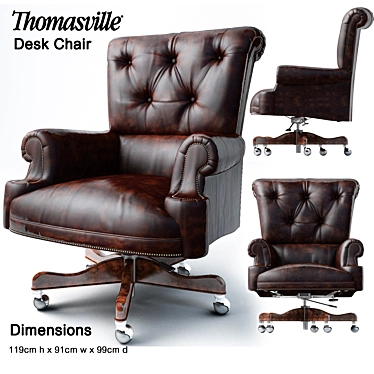 Thomasville Executive Office Chair 3D model image 1 