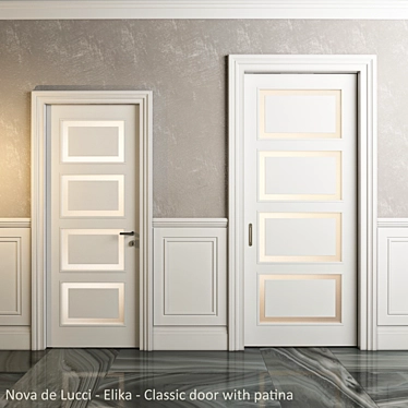Elika Classic Doors & Panels - Nova de Lucci 3D model image 1 