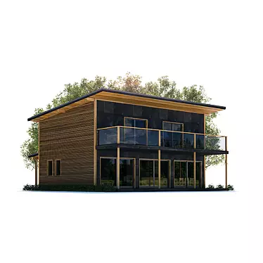 Modern 3D Building Design 3D model image 1 