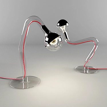 Elegant Filipo Table Lamp 3D model image 1 