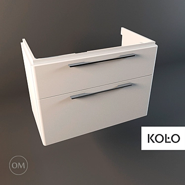 KOLO VI TRAFFIC Bathroom Vanity - 87x46x62 cm 3D model image 1 