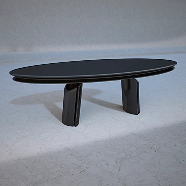 Elegant Art Deco Table 3D model image 1 