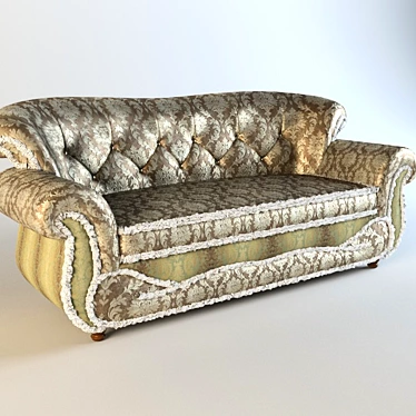 Palermo Sofa: Premium Comfort for Your Home 3D model image 1 