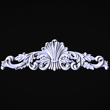 Elegant Decorative Ornament 3D model image 1 