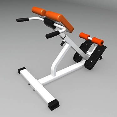 Back Extension and Glute Trainer 3D model image 1 