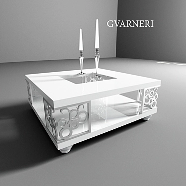 Glossy Enamel Coffee Table 3D model image 1 