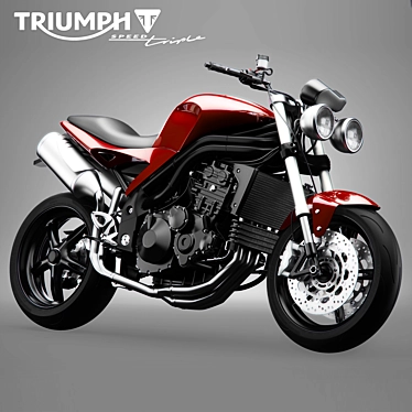 Triumph Speed Triple 3D Motorcycle Model 3D model image 1 