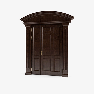 Elegant Entry Door 3D model image 1 