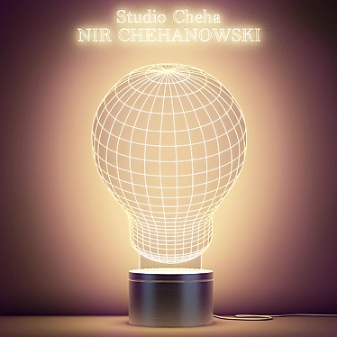 BULBING Lamp: Illuminating Art 3D model image 1 