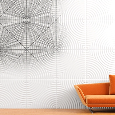 3D Panel: Modern Wall Decor 3D model image 1 