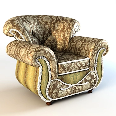 Modern Comfort: DanCo Palermo Armchair 3D model image 1 