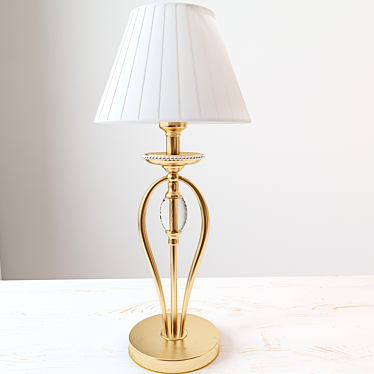 Classic Triangle Table Lamp 3D model image 1 