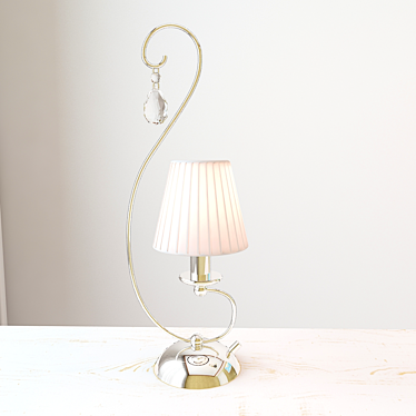 Essa 2040: Classic Table Lamp with Adjustable Direction of Light 3D model image 1 