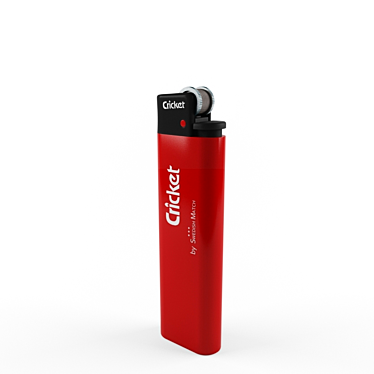 Sleek Flame Lighter 3D model image 1 