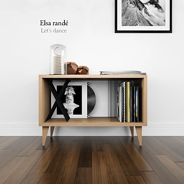 ElsaRande Let's Dance Nightstand 3D model image 1 