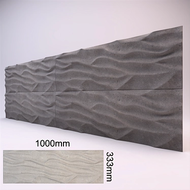 3D Ona Natural Wall Panel 3D model image 1 