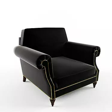 Chilton Chair: Sophisticated Comfort 3D model image 1 