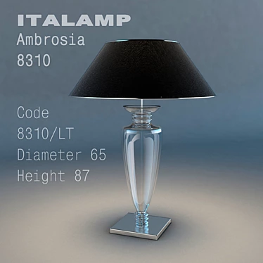 Ambrosia 8310: Masterful Italian Elegance 3D model image 1 