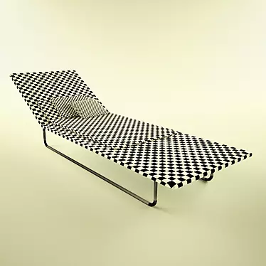 Paola Lenti Deckchair: Ultimate Comfort 3D model image 1 