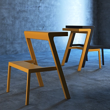 Versatile Mesterbi Stool-Ladder 3D model image 1 