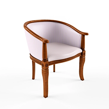 SAR A10 Armchair: Sleek, Modern Design 3D model image 1 