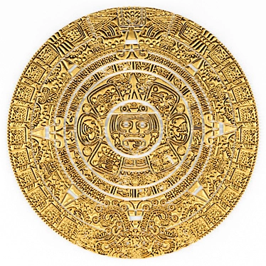 Maya Calendar: Ancient Wisdom in Your Hands 3D model image 1 