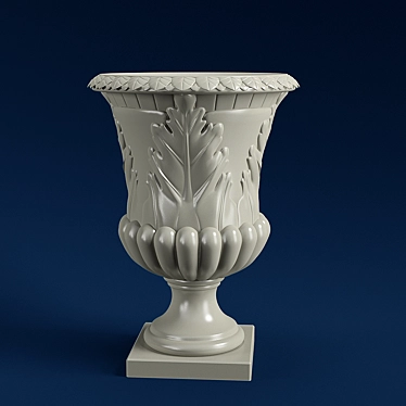 Italian Green Pearl Vase 3D model image 1 