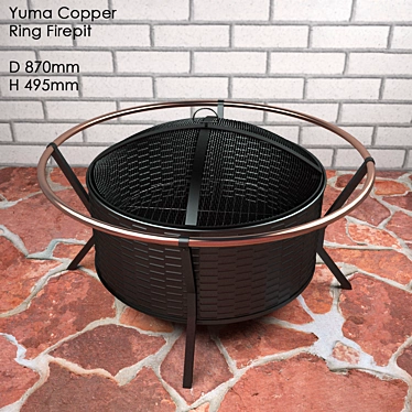 Yuma Copper Ring Firepit