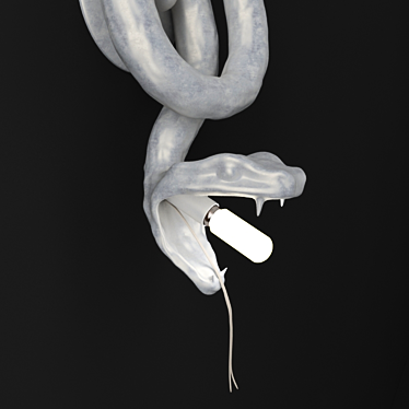 Ethereal Ocean Sconce 3D model image 1 