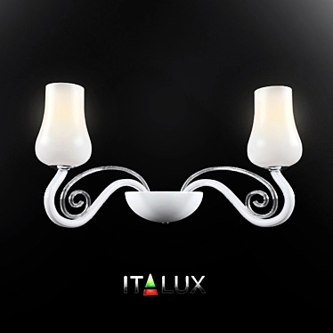 Italux Lybra 2-Light Bra 3D model image 1 