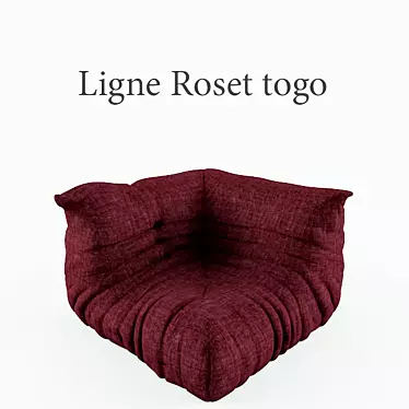 Timeless Comfort: Ligne Roset Togo 3D model image 1 