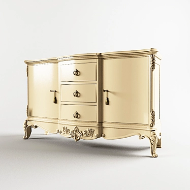 Elegant Antonelli Chest 3D model image 1 