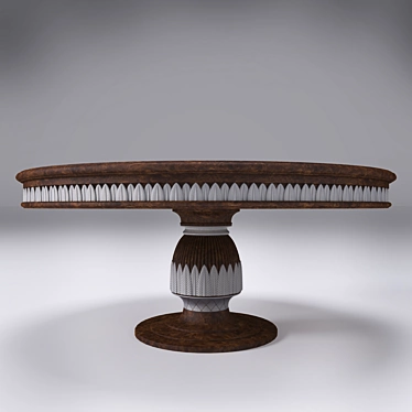 Elegant Atena Dining Table 3D model image 1 