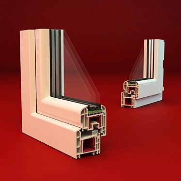 REHAU BRILLANT-Design: Window Showcase Model 3D model image 1 