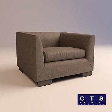 LIA Collection: Luxury Italian Armchair 3D model image 1 