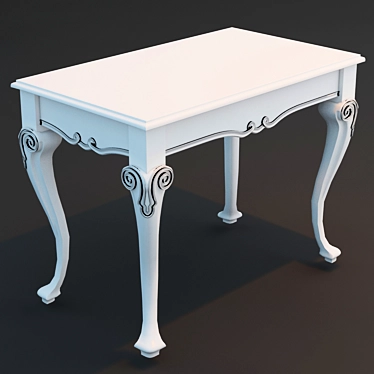 Sleek Vanity Table 3D model image 1 