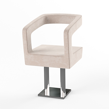 Sleek Modern Chair 3D model image 1 