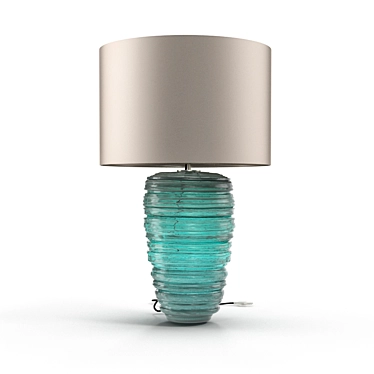 Turquoise Thread Lamp - H730xD457mm 3D model image 1 