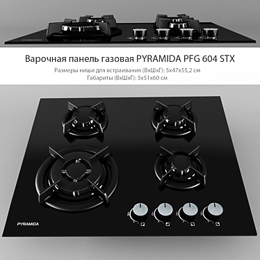 PYRAMIDA PFG 604 STX Integrated Oven 3D model image 1 