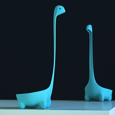 Whimsical Nessie Ladle by Ototo 3D model image 1 