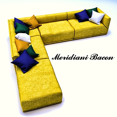 Versatile Modular Bacon Sofa 3D model image 1 