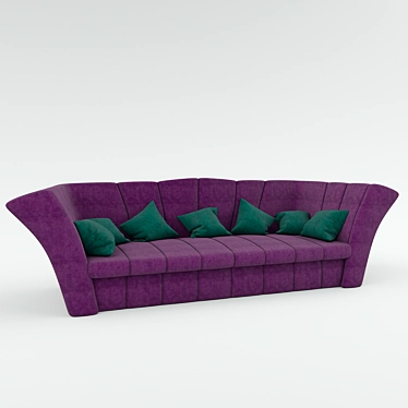 Coastal Retreat Sofa 3D model image 1 