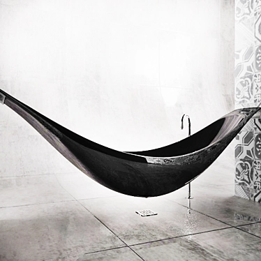 Carbon Fiber Hammock Bath 3D model image 1 