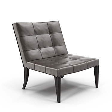 Elegant Sweeney Club Chair 3D model image 1 