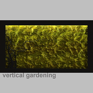  Stabilized Moss with Colored Branches 3D model image 1 