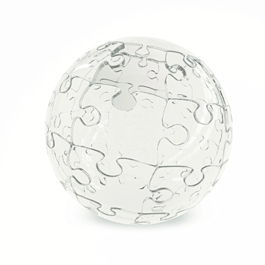 Mosaic Ball: Decorative Puzzle 3D model image 1 