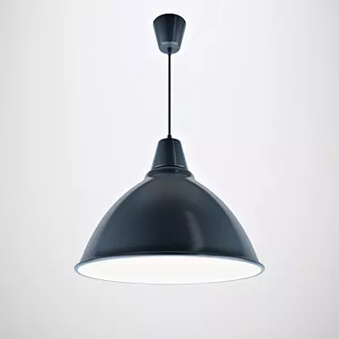 Sleek Pendant Light Fixture 3D model image 1 