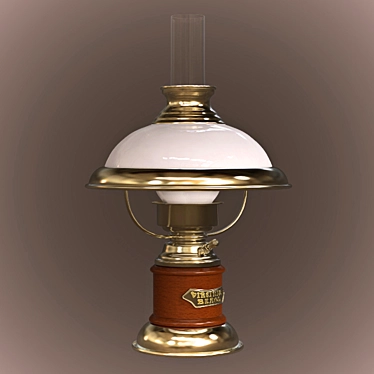 Modern Metallic Table Lamp 3D model image 1 