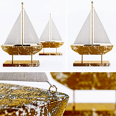 Nautical Delight: Decorative Ship 3D model image 1 